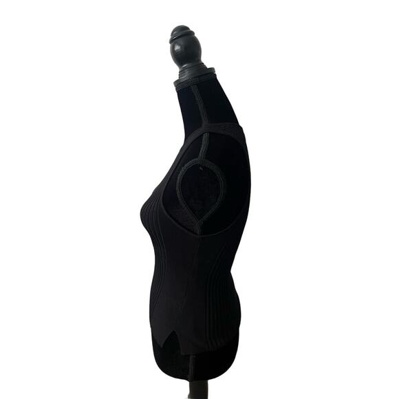 Ganni Black Tank Top - xs - Picture 2 of 4